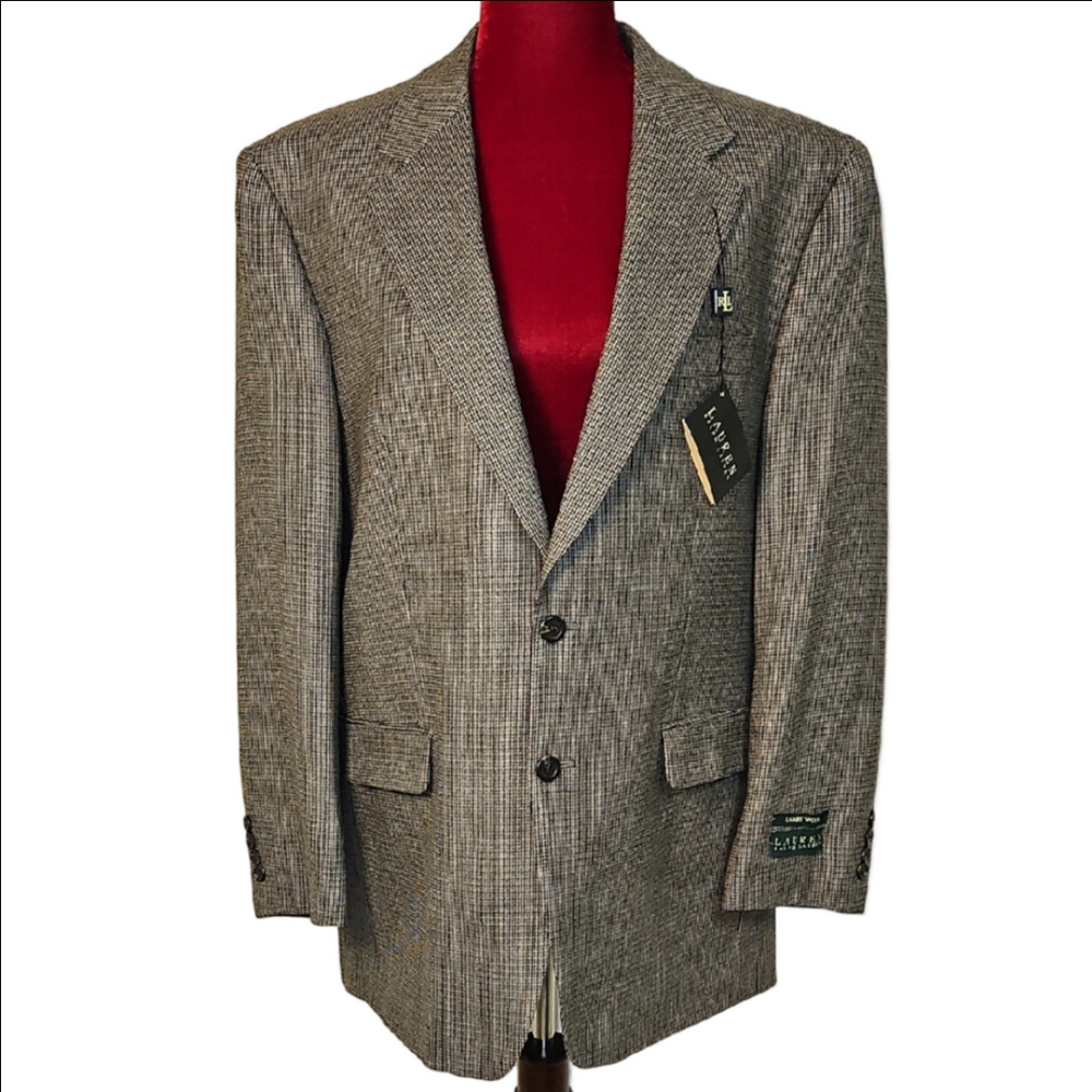 Lauren Ralph Lauren Men's Gray Blazer 42R